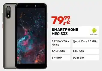 Worten Smartphone Meo S33 promoção