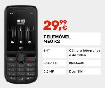 Worten Telemóvel Meo K2 promoção