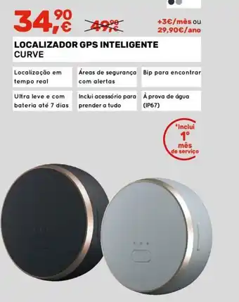 Localizador GPS Inteligente Curve