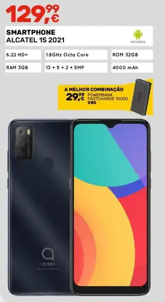 Worten Smartphone Alcatel 1S 2021 promoção