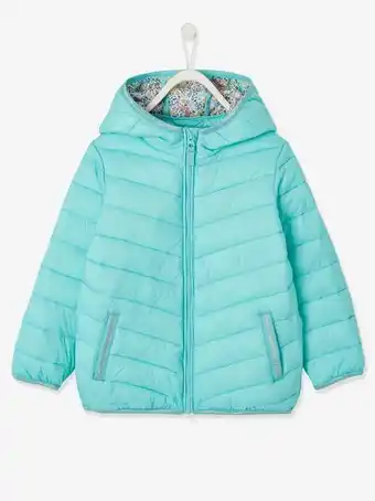 Vertbaudet Blusão leve, com capuz, para menina - verde claro liso promoção