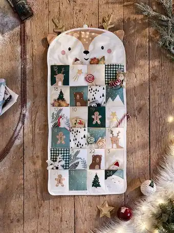 Vertbaudet Calendário do advento contos da floresta - bege claro... promoção