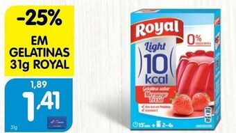 Minipreço Gelatina royal promoção
