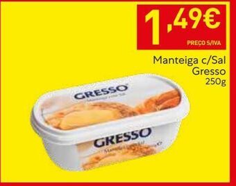 Recheio Manteiga gresso promoção
