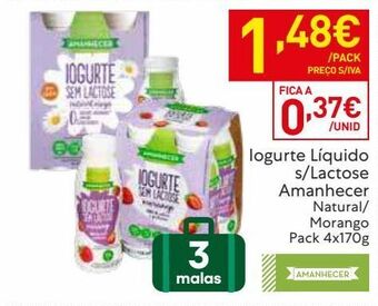Recheio Iogurte amanhecer promoção