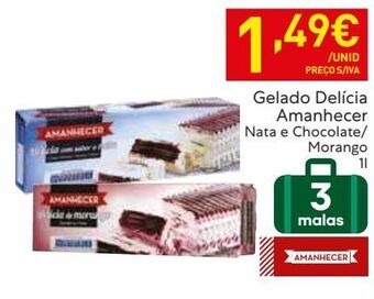 Recheio Gelados amanhecer promoção