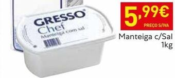 Recheio Manteiga gresso promoção