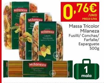 Recheio Macarrão milaneza promoção