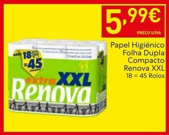 Recheio Papel higiênico renova promoção