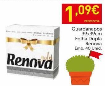 Recheio Guardanapos de papel renova promoção
