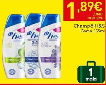 Recheio Shampoo head & shoulders promoção