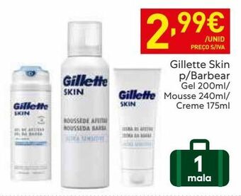 Recheio Barbeiro gillette promoção