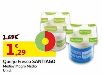 Auchan Queijo fresco santiago promoção