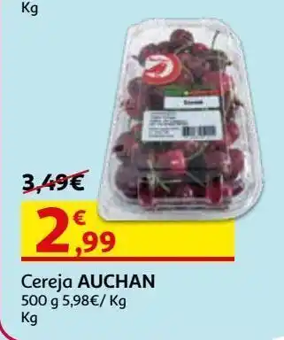 Auchan Cereja auchan:500 g promoção