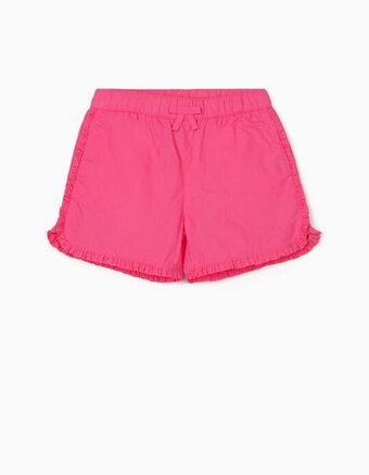 Zippy Calções com folhos para menina, rosa promoção