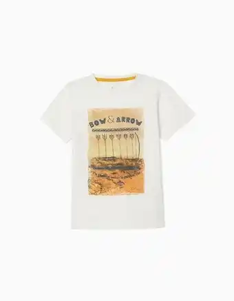 Zippy T-shirt para menino 'bow & arrow', branco promoção