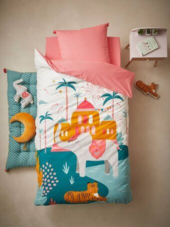 Vertbaudet Conjunto capa de edredon + fronha de almofada para criança,... promoção