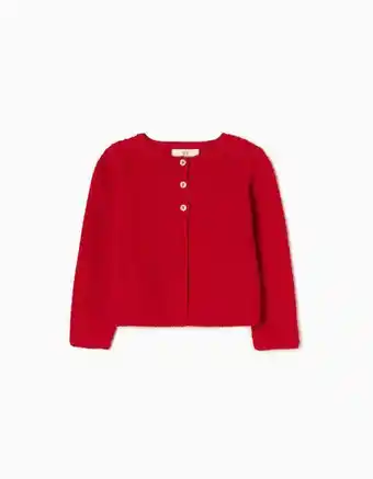 Zippy Casaco de malha com textura para bebé menina 'b&s', vermelho promoção