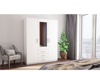 Conforama Roupeiro 3 portas de bater 150cm duna promoção