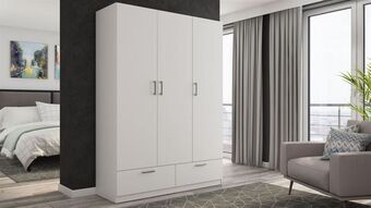 Conforama Roupeiro 3 portas 2 gavetas oslo promoção