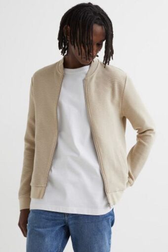 H&M Casaco com fecho éclair promoção
