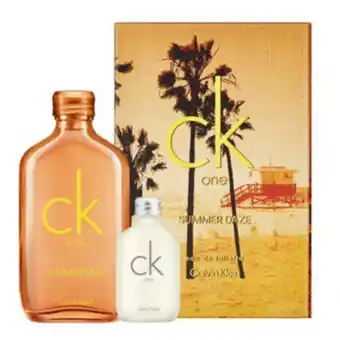 Well's Calvin klein coffret one summer daze promoção