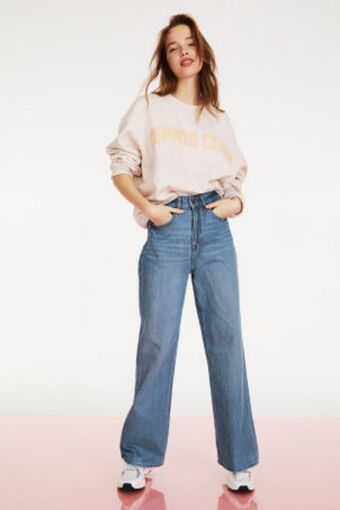Wide high jeans