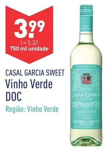 Casal Garcia Sweet Vinho Verde DOC 750ml