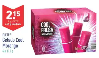 ALDI Flete Gelado Cool Morango 666g promoção