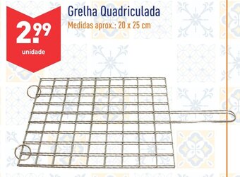 Grelha Quadriculada 20 x 25cm