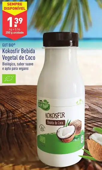 ALDI Gut Bio Kokosfir Bebida Vegetal de Coco 250g promoção