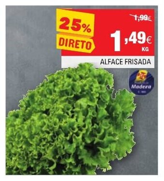 Continente Alface Frisada promoção