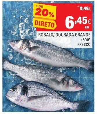 Continente Robalo/Dourada Grande +600g promoção