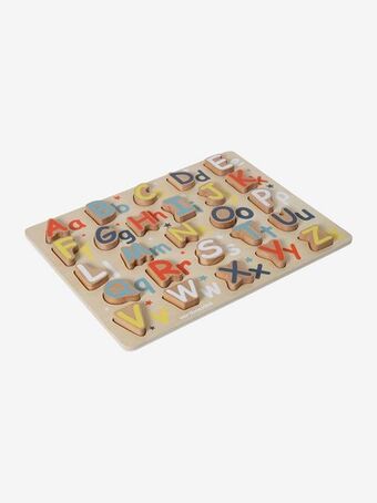 Vertbaudet Puzzle alfabeto maiúsculas/minúsculas, em madeira fsc® -... promoção