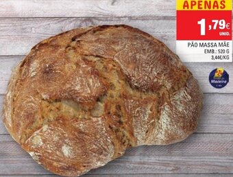 Continente Pão Massa Mãe 520g promoção
