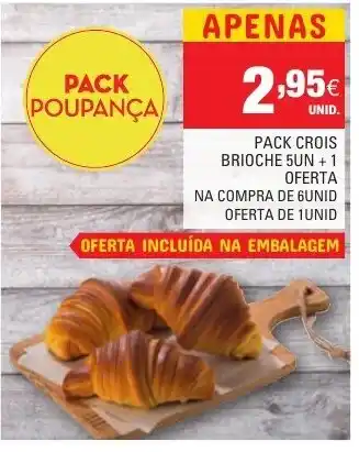 Continente Pack Crois Brioche 5UN + Oferta promoção