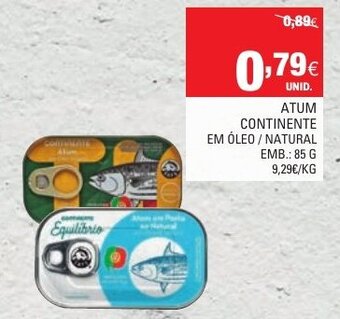 Continente Atum Continente 85g promoção