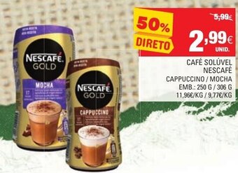 Continente Café Solúvel Nescafé 250g/306g promoção