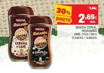 Continente Bebida Cereal Mokambo 175g / 200g promoção