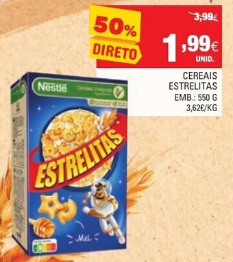 Continente Cereais Estrelitas 550g promoção