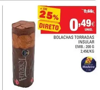 Bolachas Torradas Insular 200g