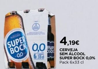 El Corte Inglés Cerveja sem álcool super bock promoção