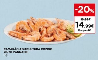 El Corte Inglés Camarão cozido promoção