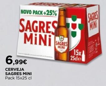 El Corte Inglés Cerveja sagres mini promoção