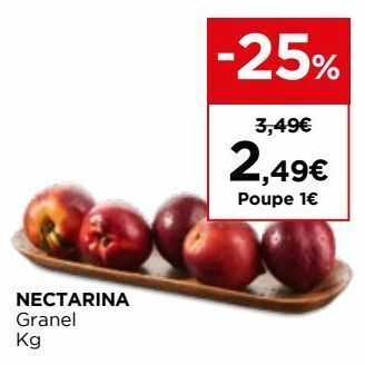 El Corte Inglés Nectarinas promoção