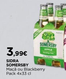 El Corte Inglés Sidra somersby promoção