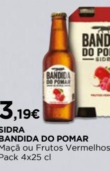 El Corte Inglés Sidra bandida do pomar promoção