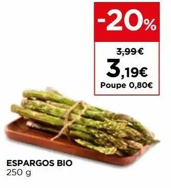 El Corte Inglés Espargos bio promoção