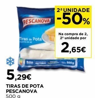 El Corte Inglés Peixe congelado pescanova promoção
