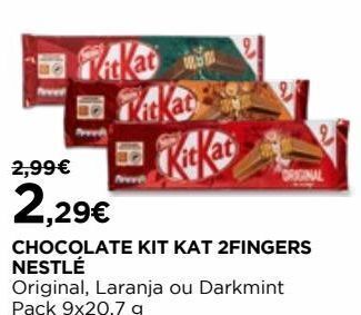 El Corte Inglés Chocolates kit kat promoção